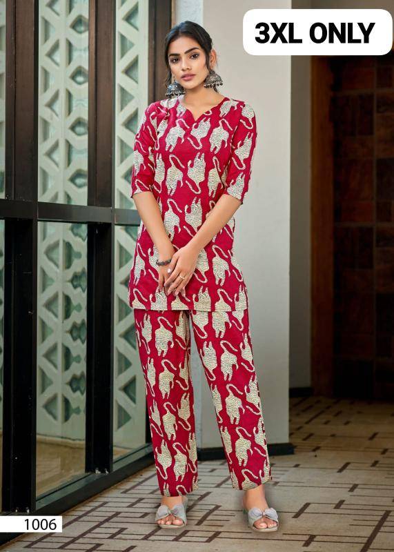Lakhani coord set Kurti manufacturers in Surat